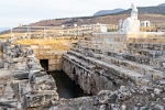 Entrance to the underworld Roman city of Hierapolis in Pamukkale Turkey 